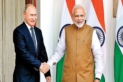 Prime Minister Narendra Modi and Russia President Putin (Image Courtesy: Reuters)