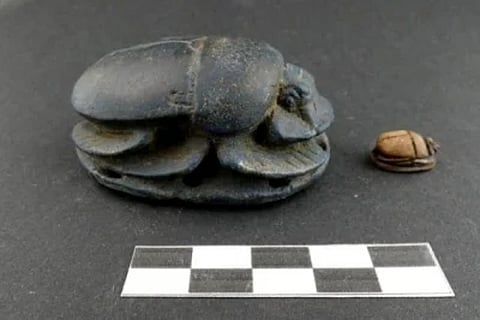 Artifacts recovered from the tomb
