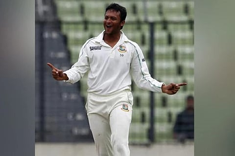 Bangladesh all-rounde Shakib Al Hasan (Image Courtesy: ANI)