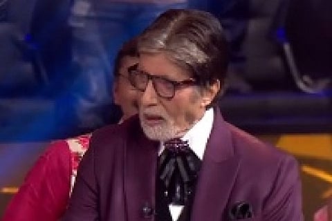 Amitabh Bachchan from the show.