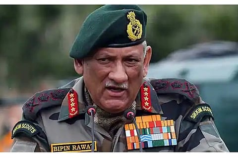 Former Chief of Defence Staff General Bipin Rawat (Image Courtesy: ANI)