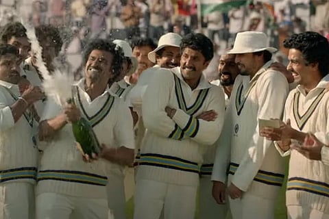 A still from 83 song Bigadne De.