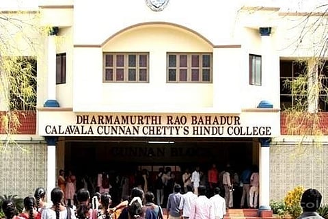Dharmamurthi Rao Bahadur Calavala Cunnan Chetty?s Hindu College