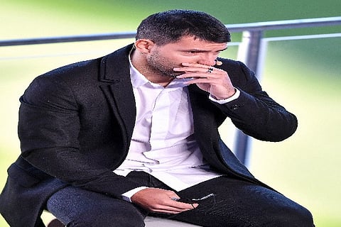 Barcelona striker Sergio Aguero