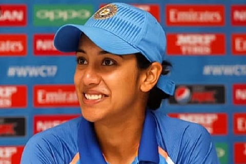 Indian cricketer Smriti Mandhana