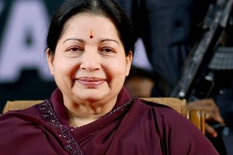 former Tamil Nadu Chief Minister Jayalalithaa