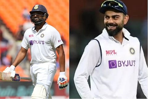 Indian Cricketers Virat Kohli and Rohit Sharma