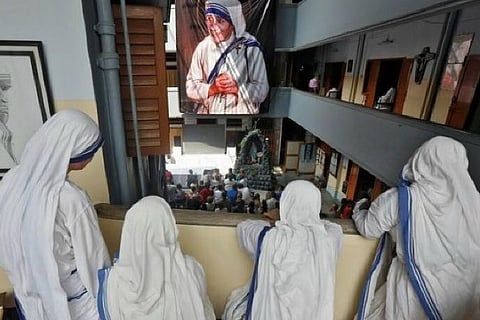 Nuns from the Missionaries of Charity in Kolkata (Image credit: PTI)