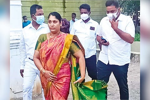 Annapoorani Arasu at the city police Commissionerate