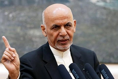 Afghanistan's former president Ashraf Ghani