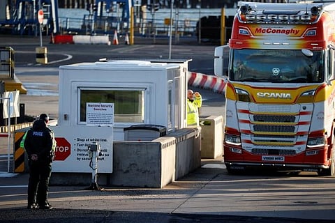 Irish PM condemns 'sinister' intimidation as EU pulls Northern Irish port staff