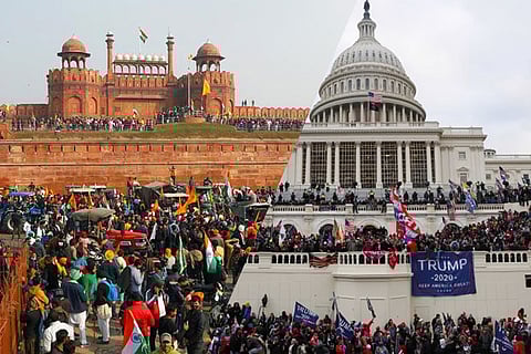 India responds to US remarks on farmers' protest, compares Red Fort clash to Capitol Hill riots