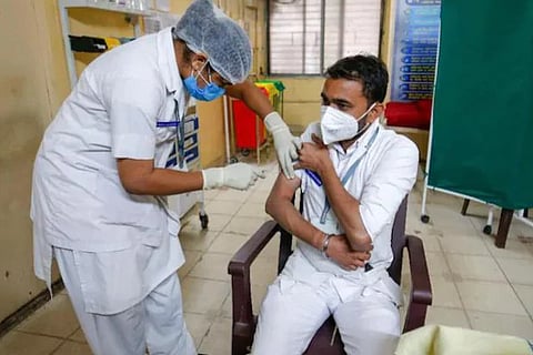 About 55pc health care workers receive first dose, India developing 7 more COVID vaccines