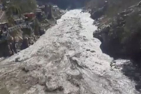 Watch: Massive Flood As Glacier Breaks Off At Joshimath