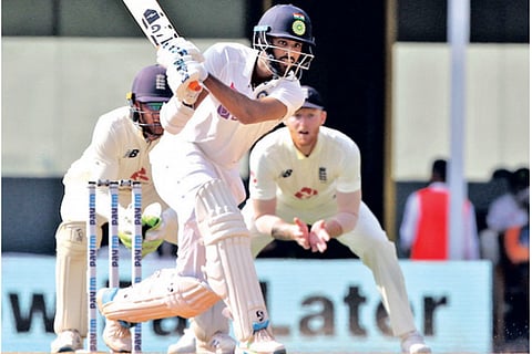 Washington Sundar scored an unbeaten 85 in the 1st innings