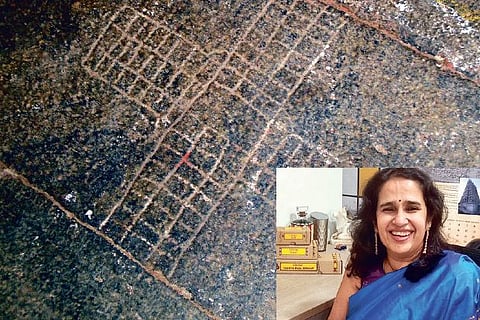 Dhayakattam at Dhenupureeswarar Temple, (inset) Vinita Sidhartha.