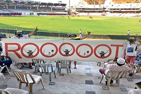 England supporters enjoy the first day?s play of 2nd Test (Photo: Joe Phelan Twitter)