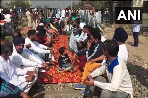 Rail roko: Protesting farmers sit on tracks in Punjab, Haryana, officials stop trains at stations