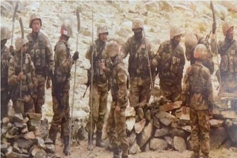 File photo: Chinese troops with spears, guns again near Indian position at LAC