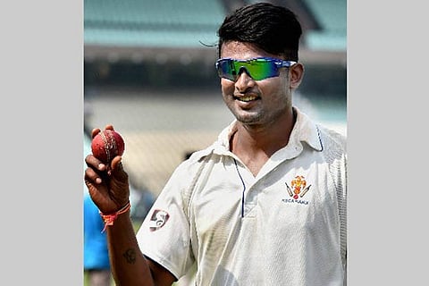 File photo: Krishanappa Gowtham has been chosen to play in CSK squad this IPL 2021