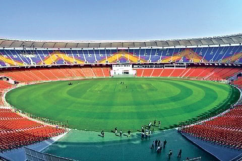 The refurbished Motera stadium will host its first pink-ball Test between India and England