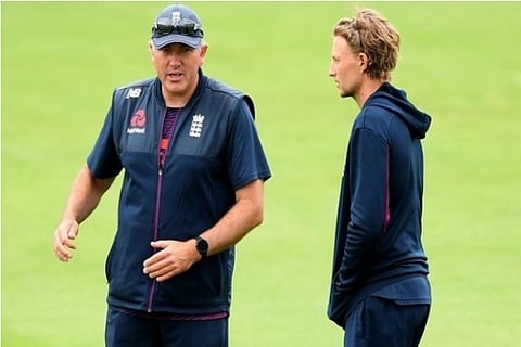 Source: ANI; England coach Chris Silverwood with skipper Joe Root
