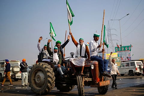 Tractors to Twitter: Protesting farmers battle on highway, online