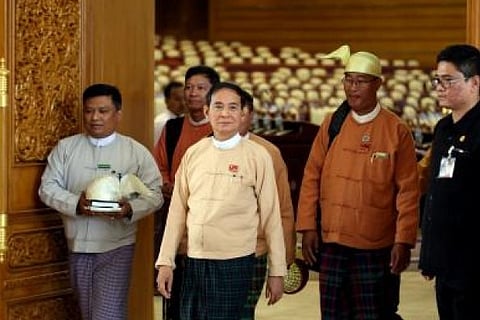 Myanmar President U Win Myint