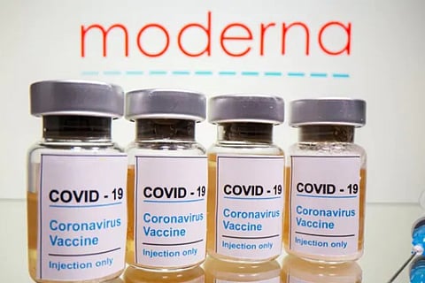 File photo: Israel Authorises Use Of Moderna's Covid-19 Vaccine