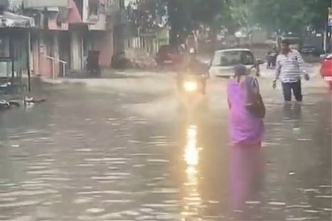 WATCH: Roads waterlogged, shops shut playgrounds flooded: Rain brings Chennai to a standstill