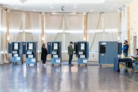 Source: AP; Democrats and Republicans were neck-and-neck in two critical U.S. Senate races