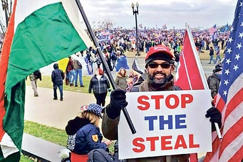 Vinson at the Capitol rally