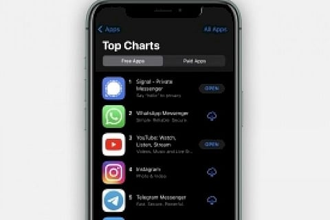 Signal tops free apps category on App Store beating WhatsApp