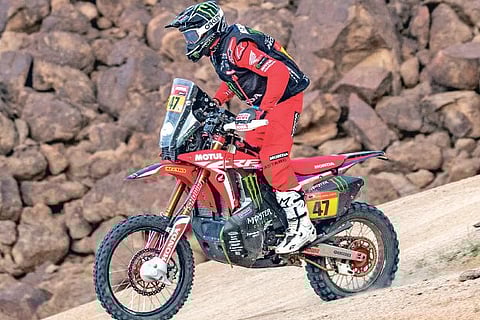 Monster Energy Honda Team?s Kevin Benavides in action
