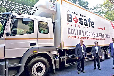 Top leadership team from DICV, Motherson