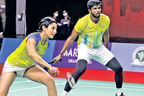 Ashwini Ponnappa and Satwiksairaj Rankireddy lost in the mixed doubles semi-finals