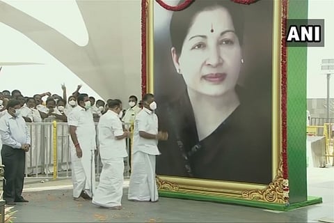 TN CM Edappadi K Palaniswami inaugurates memorial of former Chief Minister J Jayalalithaa