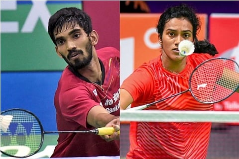File photo: PTI ; Srikanth, Sindhu Virtually Out of Knockouts