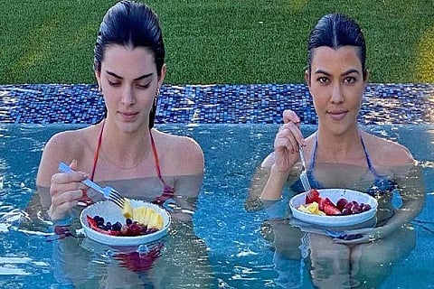 Kendall Jenner and Kourtney Kardashian