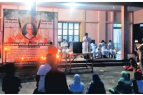 Unable to attend Fr Swamy’s funeral, kin holds memorial mass in ancestral village