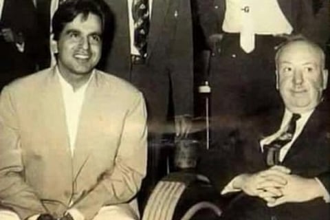 Sudhir Mishra shares photo of Dilip Kumar with Alfred Hitchcock