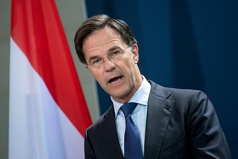 Dutch PM Mark Rutte. File Photo.