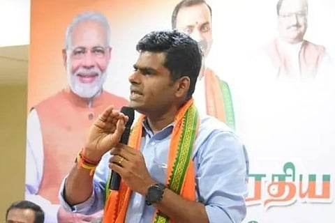 Tamil Nadu BJP State President K Annamalai