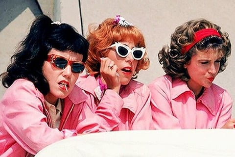 A still from the movie Grease