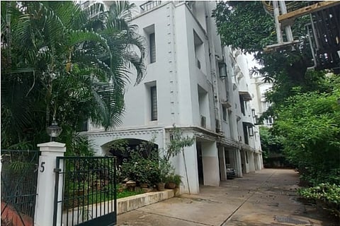 Vijayabhaskar's house in RA Puram (Photo Credit: Justin)