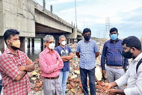 The citizen panel visiting Ennore Creek