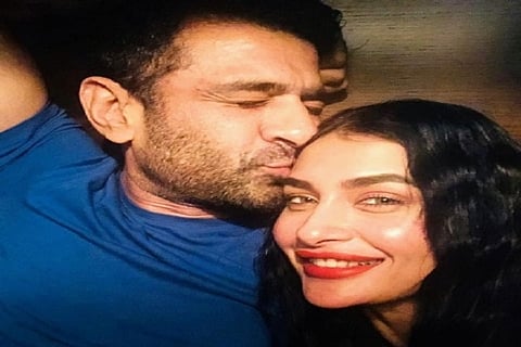 Eijaz Khan (Left) Pavitra Punia (Right)