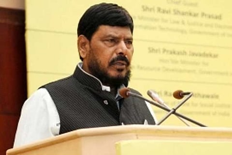 Minister of State for Social Justice and Empowerment Ramdas Athawale (File Photo)
