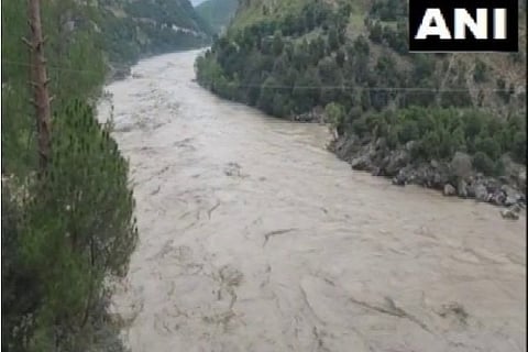 Chenab River in Kashmir