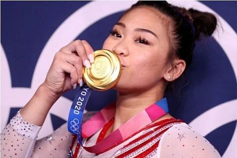 Sunisa Lee of United States (Credit: Reuters)